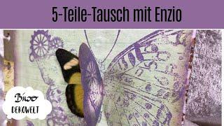 5-Teile-Tausch mit Enzio ... ich kombiniere grün und lila 