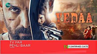 Vedaa | TV Par Paheli Baar | Confirmed TV Release Date | Zee Cinema | Vedaa TV Premiere 