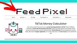 How to use Tiktok Money Calculator on FeedPixel