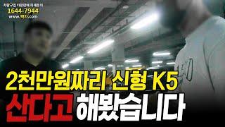 신형 K5를 2000만원에 주겠다는 허위딜러, 제가 사보겠습니다