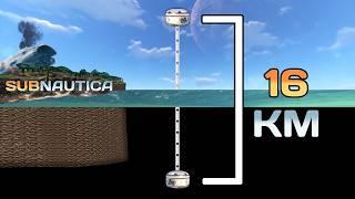 I Built a 16km Subnautica BASE From The BOTTOM Of The VOID To SPACE And Lost All Brain Cells