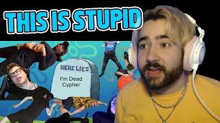 REACTION - I'M DEAD CYPHER I BassedOlaf ft. Rustage, The Stupendium, Shwabadi & More