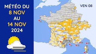 Météo du Vendredi 8 au Jeudi 14 Novembre 2024