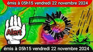 Communiqué de la météo pour Maurice émis à 05h15 vendredi 22 novembre 2024