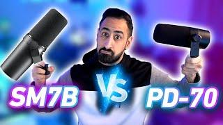 مقارنة بين مايك || Shure SM7B vs PreSonus PD-70