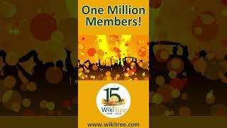 #WikiTree Reaches One Million Members! (corrected) #Genealogy