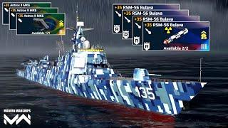 CN Type 052DM Dazhou - Astros II MK6 With Full Bulava - Modern Warships Gameplay