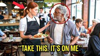 Waitress Feeds a Homeless Black Man, Then Discovers Who He Really Is…