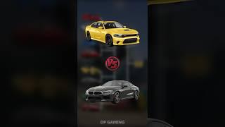 Dodge Charger SRT Hellcat vs BMW M8 battle! Which car will win? 