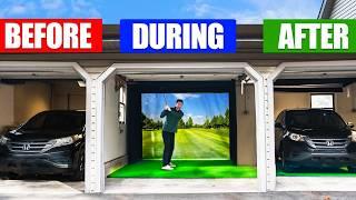 How to Build a Retractable Garage Golf Simulator in 8 EASY Steps