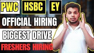 PWC , HSBC Hiring Announced | OFF Campus Drive For 2025, 2024 Batch Hiring | Latest Fresher Jobs