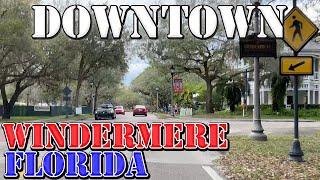 Windermere - Florida - 4K Downtown Drive