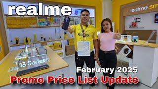 realme Promo Price List Update February 2025, realme C75, realme 13 Series, realme C Series