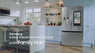 3-Door Refrigerator with Family Hub™ | Samsung