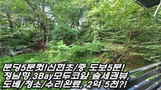 분당 태재고개  2억대빌라매매,신현초/중교 도보거리 신현 4리?도배/청소/수리완료,코앞 숲세권,분당 진입 5분! 부동산은 역시 입지!!