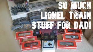 So Much Lionel O Scale Train Stuff for Dad!