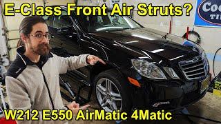 This E-Class Suspension Cost Too Much! - W212 4Matic Front Air Struts