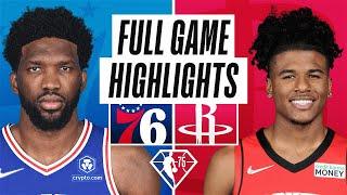 76ERS at ROCKETS | FULL GAME HIGHLIGHTS | January 10, 2022