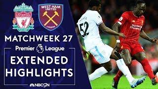 Liverpool v. West Ham United | PREMIER LEAGUE HIGHLIGHTS | 2/24/2020 | NBC Sports