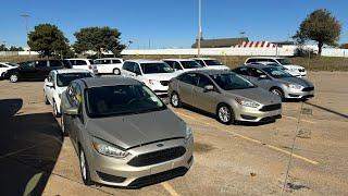 I Found TONS of Newer Low Mile Cars for Under $10K at PUBLIC Auction! Government Surplus