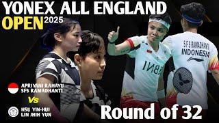 Rahayu Ramadhanti (INA) vs. HSU LIN (tpe) | Round of 32 Yonex All England Open Badminton 2025