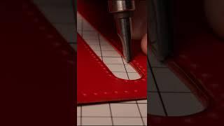 Edge creasing process Full video in comments #satisfying #leather #leathercrafts #leathergoods