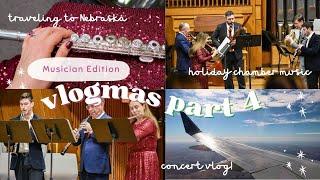  Concert vlog: Holiday Chamber Music in Omaha  | katieflute vlogmas 2024 part 4