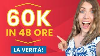 60k in un lancio! Come lavorare online può cambiarti la vita