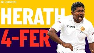 Root and Ali Gone In 3 Balls ️! | Rangana Herath Takes 4-Fer At Lord's | England v Sri Lanka 2014