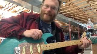 1994 Peavey Predator Guitar Made in USA/Cheap Chinese Alnico V EBay Pickups Review/Demo