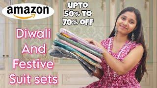 Diwali Special Amazon Kurta set haul️ | Under ₹ 500️ | Upto 50% to 80% Discount