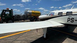 Takeoff from Uruguaiana to Passo Fundo Brazil