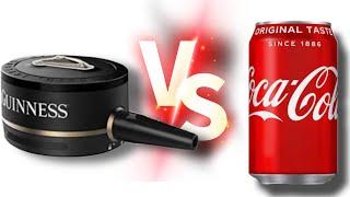 Guinness Draught Nitrosurge VS Can Of Coke - Will It Work?