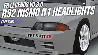 FR Legends V0.3.0 R32 NISMO N1 HEADLIGHTS Livery | FR legends free code | Acrux A | Frl #223