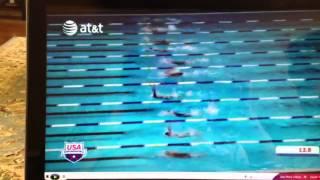 Sarah Reynolds @ USA Olympic Swim Trial 100 Meter Backstroke