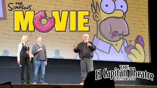 Matt Groening introduces "The Simpsons Movie" with Al Jean and Denise Sirkot at El Capitan Theatre