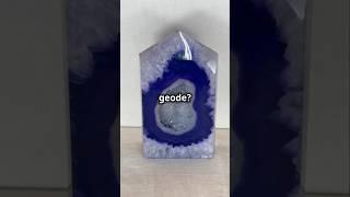 What is a Geode? Discover Hidden Crystals Inside! #crystal #gemstone #science