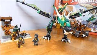 Lego Ninjago Green NRG Dragon Review - Set #70593