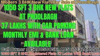 Modern New 3 BHK Registered #flatsforsale at PhoolBagh ChandrayanGutta Hyderabad 1050 SFT #flats 37L