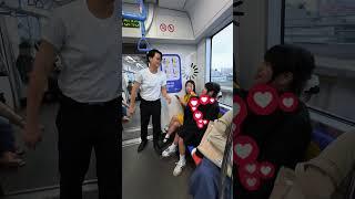 A man's subtle act [CONDA NGUYEN] #condanguyen #kindness #goodman #respect #train