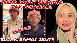 TREND DONUT BERAYAQ JIJIK LUC4HH VIRAL‼️ BUDAK RAMAI IKUT WEH!!