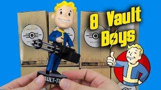 Opening 8 Mystery Vault Boy Bobbleheads