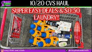 10/20 CVS HAULSUPER EASY DEALS + $0.50 LAUNDRY CARE & MORE* HOW TO COUPON AT CVS