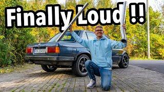 STRAIGHT PIPING MY 125HP BMW E30 320i! Perfect Sound?