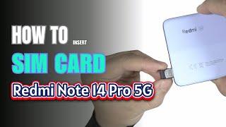 How to Install a SIM Card to Redmi Note 14 Pro 5G | Installation of the Nano SIM Cards
