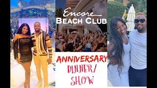 LAS VEGAS WYNN HOTEL SHOW | ANNIVERSARY DINNER | BEACH CLUB | POOL DAY