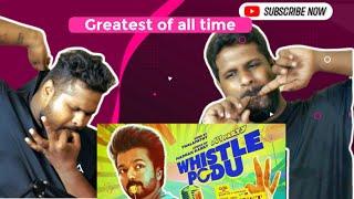 Whistle Podu reaction | GOAT First single Reaction | The greatest of all time