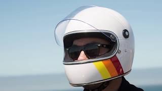 Biltwell Gringo S White Tri Stripe Helmet Overview - DeadbeatCustoms.com