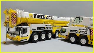 LIEBHERR LTM 1750-9.1 & LTM 11200-9.1 MEDIACO crane model 51-2066, 732/05 NZG모형 WSI모형 크레인모형 중장비모형