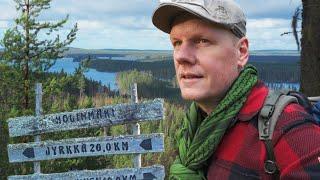 Hiking Through a 30 kilometer Trail in Mid-Finland (Finnish w/ English subtitles)